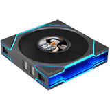 Lian Li UNI FAN TL LCD FLEX 120 Wireless RGB case fans Zwart, 3 stuks, 124 x 120 x 28 mm, PWM, 3 stuks