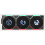 Lian Li UNI FAN TL LCD FLEX RGB case fans Zwart, 3 stuks, 124 x 120 x 28 mm, PWM