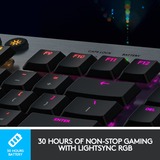 Logitech G915 LIGHTSPEED Wireless RGB Mechanical Gaming Keyboard Zwart, US-International, GL Linear, RGB leds, Bluetooth