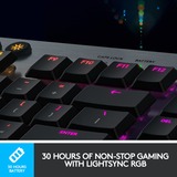 Logitech G915 LIGHTSPEED Wireless RGB Mechanical Gaming Keyboard Zwart, US lay-out, GL Linear, RGB leds, Bluetooth