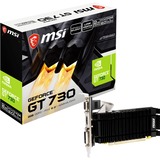 MSI N730K-2GD3H/LPV1 grafische kaart HDMI, VGA, DVI-D, Retail