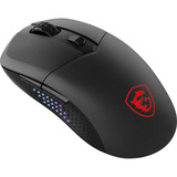 MSI VERSA 300 ELITE WIRELESS gaming muis Zwart, 400 - 26.000 DPI, 2,4 GHz / Bluetooth / USB