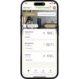 Mill Steel WiFi paneelverwarming PA1000WIFI4, 1000 Watt convector Wit, wifi 2,4 GHz (wifi 6), Bluetooth 5.2, Zigbee 3.0 + App