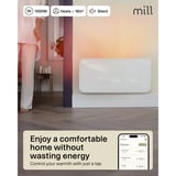 Mill Steel WiFi paneelverwarming PA1000WIFI4, 1000 Watt convector Wit, wifi 2,4 GHz (wifi 6), Bluetooth 5.2, Zigbee 3.0 + App