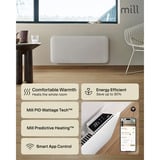 Mill Steel WiFi paneelverwarming PA1000WIFI4, 1000 Watt convector Wit, wifi 2,4 GHz (wifi 6), Bluetooth 5.2, Zigbee 3.0 + App