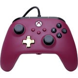 PowerA Advantage Plus bedrade controller voor Xbox Series X|S - Robijn Donkerrood, Xbox Series X|S, Xbox One, Pc