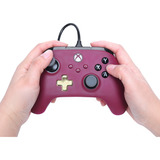 PowerA Advantage Plus bedrade controller voor Xbox Series X|S - Robijn Donkerrood, Xbox Series X|S, Xbox One, Pc
