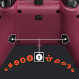 PowerA Advantage Plus bedrade controller voor Xbox Series X|S - Robijn Donkerrood, Xbox Series X|S, Xbox One, Pc