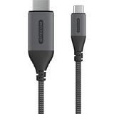 Sitecom USB-C naar HDMI 2.1 kabel 1.8 m Zwart/grijs