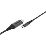 Sitecom USB-C naar HDMI 2.1 kabel 1.8 m Zwart/grijs