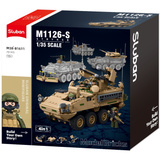 Sluban ModelBricks - M1126 Stryker ICV Constructiespeelgoed Schaal 1:35