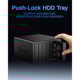 TerraMaster F6-424 Max nas Zwart, 2x 10GbE, USB, HDMI