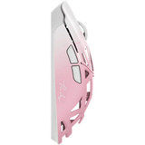 WLMouse Beast X Max V2 Wireless Gaming Mouse - Pink/White Roze/wit, 50 - 50.000 dpi, 8K, 2.4GHz / USB-C