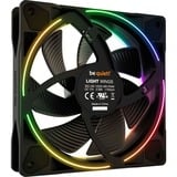 be quiet! Light Wings PWM RGB case fan Zwart, 120 x 120 x 25 mm