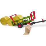 bruder Ronde balenverzamelaar met 3 ronde balen  Modelvoertuig 02204