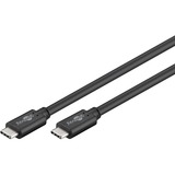 goobay Sync & Charge Super Speed USB-C kabel Zwart, 3 m