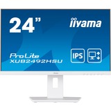 iiyama ProLite XUB2492HSU-W5 23.8" Monitor Wit, 75Hz, VGA, HDMI, DisplayPort, Audio