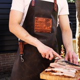ALTERNATE Lederen BBQ Schort Bruin