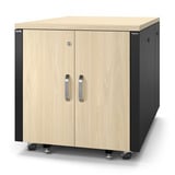 APC NetShelter AR4012A, 12U server rack Houtkleur/zwart, 75(b) x 78,5(h) x 113,04(d) cm, geluiddicht