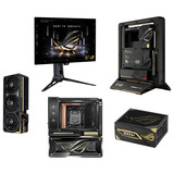 ASUS ROG 20TH Super bundel Upgrade kit Zwart/goud, Moederbord, voeding, grafische kaart, pc behuizing, gaming monitor