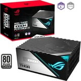 ASUS ROG Thor 1000W Platinum II voeding  Zwart, Kabelmanagement, 8x PCIe, 1x 12VHPWR