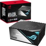 ASUS ROG Thor 1000W Platinum II voeding  Zwart, Kabelmanagement, 8x PCIe, 1x 12VHPWR