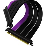 Cooler Master Riser Cable PCIe 4.0 x16 - 300mm verlengkabel Zwart/lila