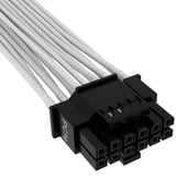 Corsair Premium Sleeved PCIe 5.0 12VHPWR PSU Adapterkabel Wit, 50cm