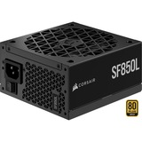 Corsair SF850L, 850 Watt voeding Zwart, Kabel-Management