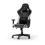DXRacer PRINCE L Black & White PVC Leather gamestoel Zwart/wit