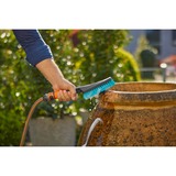 GARDENA Cleansystem handborstel S Hard, met slangaansluiting wasborstel Grijs/turquoise, 18844-20