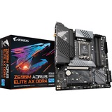 GIGABYTE Z690M Aorus ELITE AX DDR4, socket 1700 moederbord RAID, 2.5 Gb-LAN, WiFi 6, BT, Sound, µATX