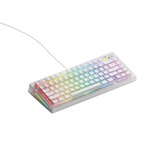 Glorious GMMK 3 75% Prebuilt Wired White RGB mechanisch gaming toetsenbord Wit, US lay-out (QWERTY), Glorious Fox, 75%, 75%, RGB, GPBT-doubleshot keycaps, Knob