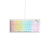 Glorious GMMK 3 75% Prebuilt Wired White RGB mechanisch gaming toetsenbord Wit, US lay-out (QWERTY), Glorious Fox, 75%, 75%, RGB, GPBT-doubleshot keycaps, Knob