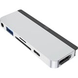 Hyper HyperDrive 6-in-1 USB-C Hub dockingstation Zilver