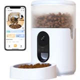 Imou PF1 Slimme voedseldispenser Wit, App controle, WiFi, voor de kat