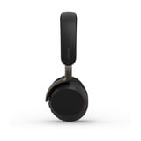 Jabra Evolve3 75 on-ear headset Zwart, Microsoft Teams (MS), Link390 USB-C