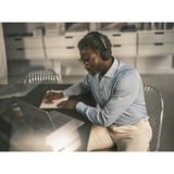 Jabra Evolve3 75 on-ear headset Zwart, Microsoft Teams (MS), Link390 USB-C