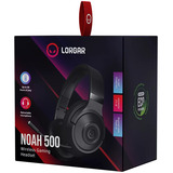 LORGAR Noah 500 over-ear gaming headset Zwart, Bluetooth 5.3 / 3.5mm
