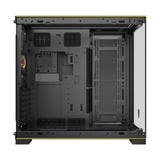 Lian Li O11 Dynamic EVO RGB Automobili Lamborghini Edition midi tower behuizing Zwart | 2x USB-A | 1x USB-C | RGB | Tempered Glass