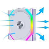 Lian Li UNI FAN SL120 Wireless RGB case fans Wit, 3 stuks, 124.5 x 120 x 28 mm, PWM