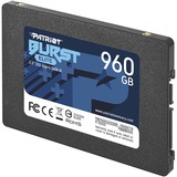 Patriot Burst Elite 960 GB SSD Zwart, PBE960GS25SSDR, SATA 6 Gb/s