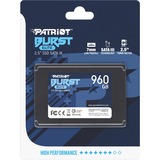 Patriot Burst Elite 960 GB SSD Zwart, PBE960GS25SSDR, SATA 6 Gb/s
