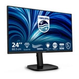 Philips 24B2U3601/00 23.8" monitor Zwart, HDMI, DisplayPort, USB-C, LAN, Audio, 120 Hz