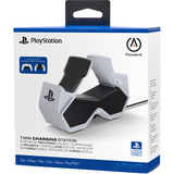 PowerA Dubbel laadstation voor DualSense draadloze controllers Wit/zwart