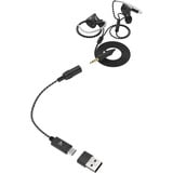 Sharkoon Stealthbite IEM in-ear oortjes Zwart, Pc, USB-A, UBS-C, 3,5 mm