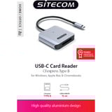 Sitecom USB-C kaartlezer Compact Flash Express type B Grijs/zwart