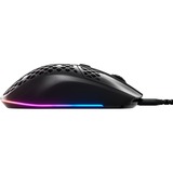 SteelSeries Aerox 3 Onyx 2022 gaming muis Zwart, 8500 dpi, RGB leds