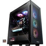 Thermaltake Tt Demios Black Gamer-PC R9 32 N bk W10H gaming pc Zwart/transparant