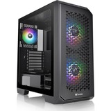 Thermaltake View 300 MX Tower-behuizing Zwart | 2x USB-A 3.2 (5 Gbit/s) | 1x USB-C 3.2 (10 Gbit/s) | 1x Audio | Window-kit